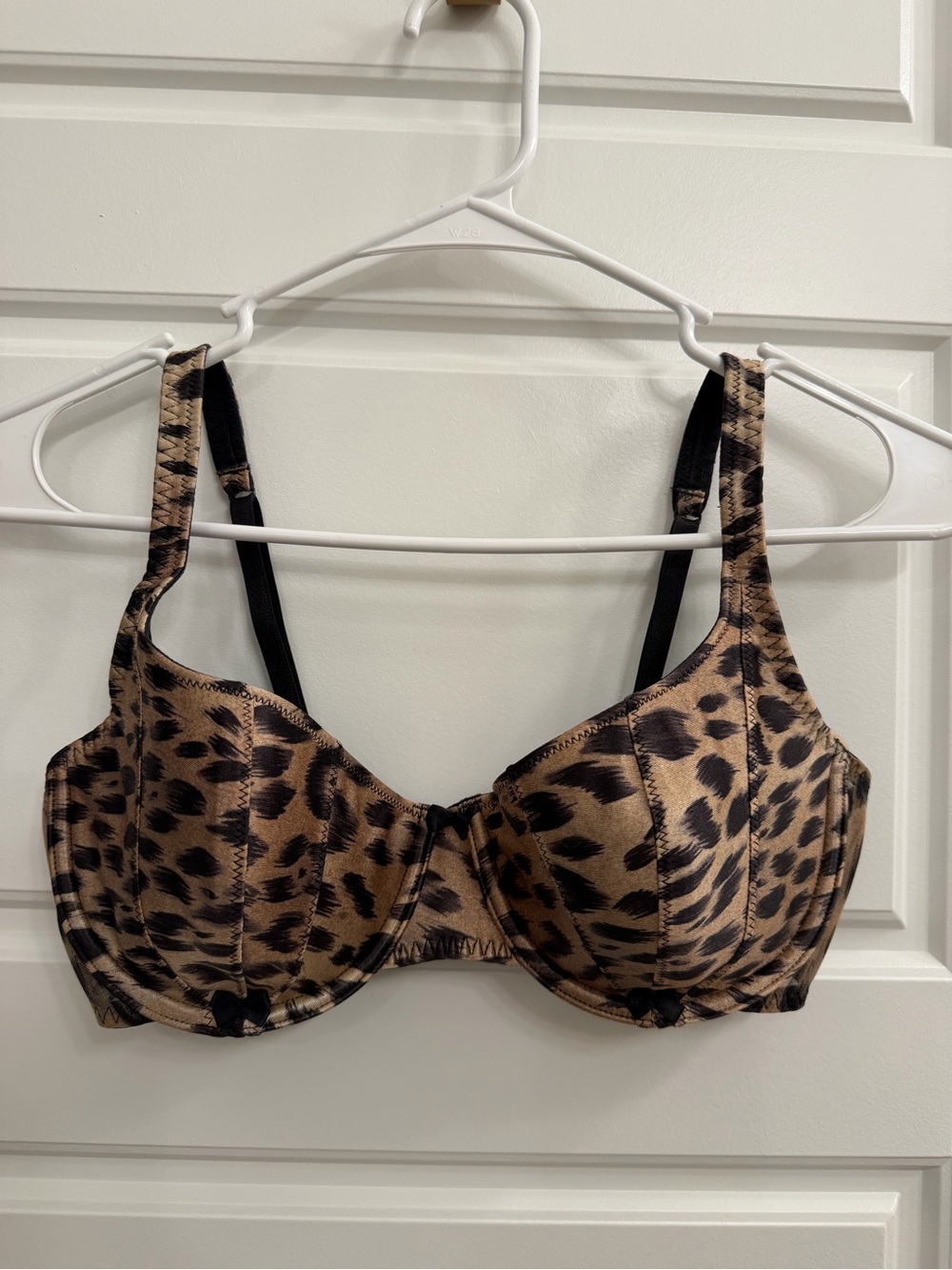 Vintage 2003 Victoria's Secret Leopard Mesh Underwire Bra 36C
